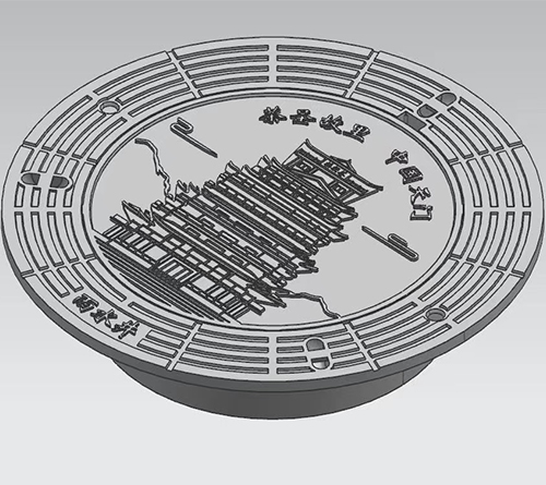 寬邊防沉降六防井蓋